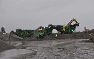 Recyclage des matériaux de construction