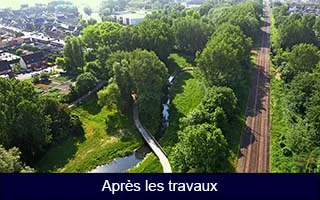 Restauration de cours d’eau – avant