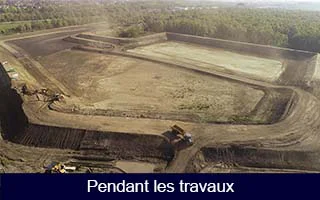 Maitrise d’œuvre création de terrain de dépôts de sédiments – après