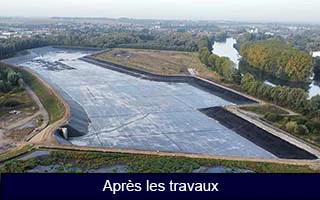 Maitrise d’œuvre création de terrain de dépôts de sédiments – avant