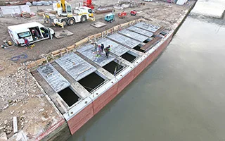 Etudes d’exécution reconstruction d’un quai sur la Seine